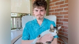Cullen with his cat