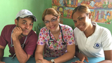 Dr. Ramos with his co-residents Drs. Jeyni and Cati