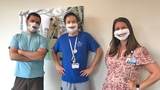 Staff wearing window facemasks Staff wearing window facemasks