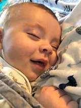 Joey as a newborn