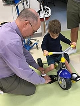 Baron riding bike