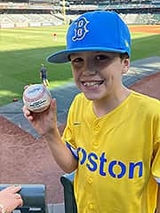 Bubba at a baseball game