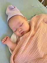 Baby June sleeping