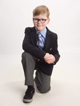 Robbie kneeling