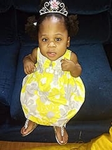 Klaire with a tiara on