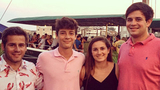 Tommy CF patient with his brother Henry, sister Lindsay and older brother Sean (far right)
