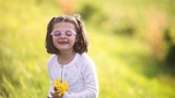 Miranda playing outside
