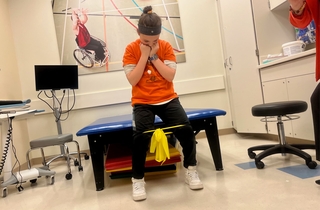 Lillian doing rehab