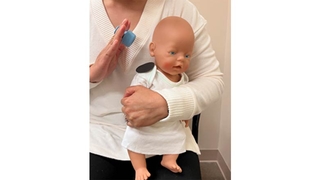 Chest Physical Therapy (CPT) for Children Less Than 2 Years Old - Position 2