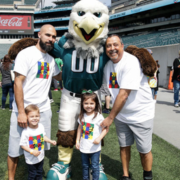 Huddle Up with Eagles Autism Challenge Huddle Up with Eagles Autism Challenge