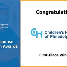 CHOP Receives First Place Award for COVID-19 Response CHOP Receives First Place Award for COVID-19 Response