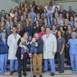 Twins, their parents, and the team at CHOP Twins, their parents, and the team at CHOP
