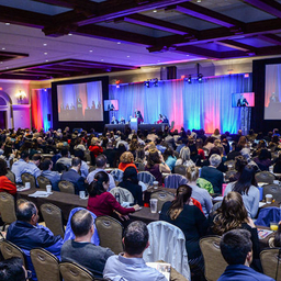 Photo of crowd during conference Photo of crowd during conference