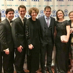 Honor Your Doctor Gala group of people at award event