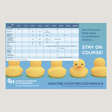 Immunization schedule cling