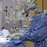 Surgeons operating