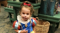 Alissa dressed as Snow White