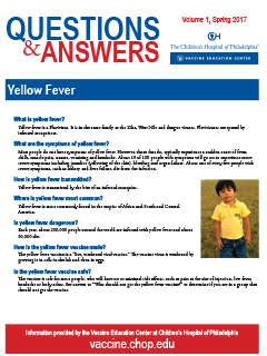 Yellow Fever Fact Sheet