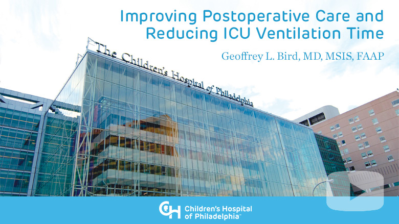 Anesthesia – Improving Postoperative Care and Reducing ICU Ventilation Time