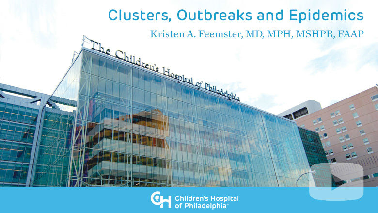 Clusters, Outbreaks and Epidemics