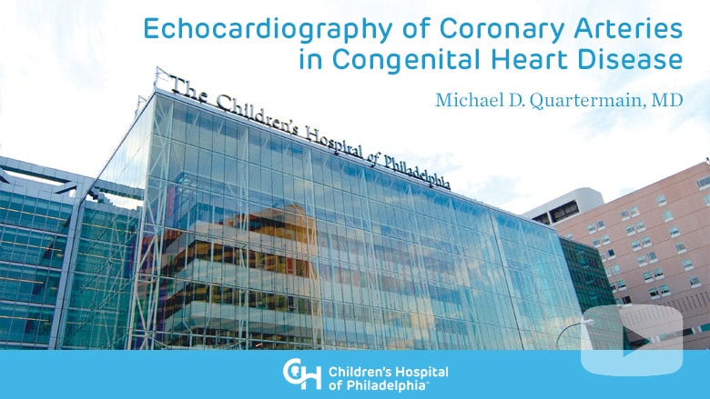 Echocardiography of Coronary Arteries in Congenital Heart Disease