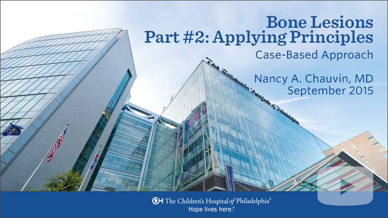 Radiology – Bone Lesions