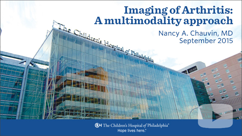 Radiology – Imaging Arthritis: a Multimodality Approach