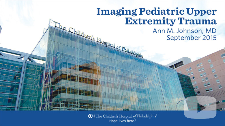 Radiology – Imaging Upper Extremity Trauma