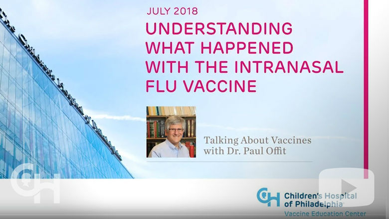 Understanding What Happened with the Intranasal Flu Vaccine
