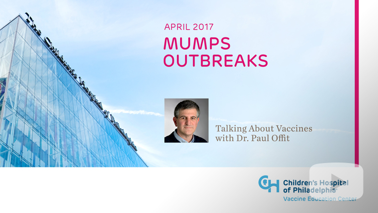 April 2017 - Mumps Outbreak