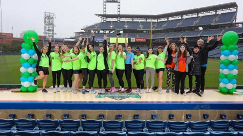 Walk for Hope - Group on Stage at Citizens Bank Park