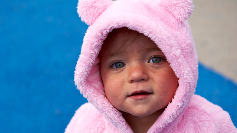 girl in winter coat